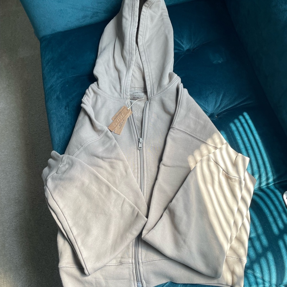 SKIMS Outdoor Fleece Zip Up - Desert